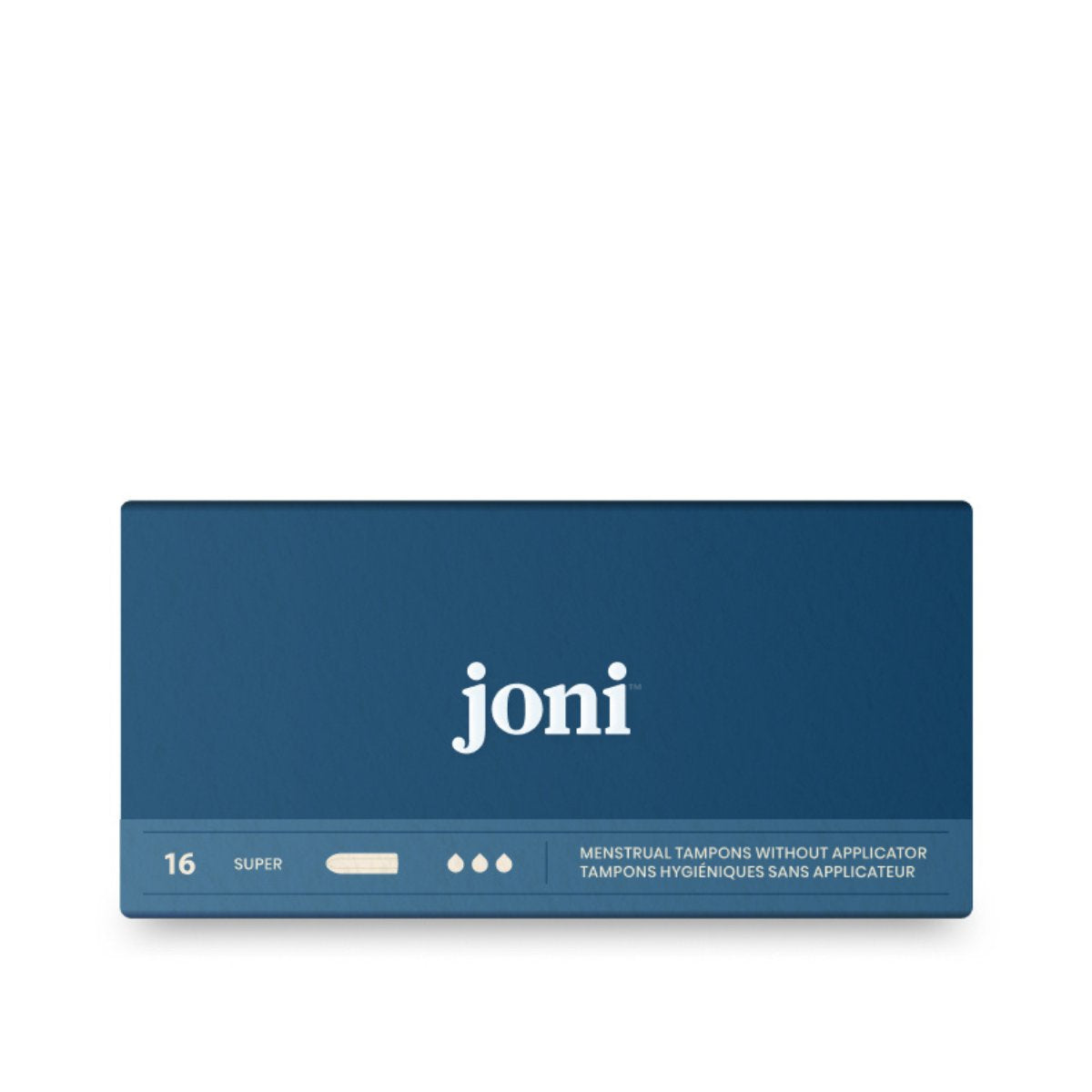 Joni Organic Cotton Super Tampons - 16 Pack