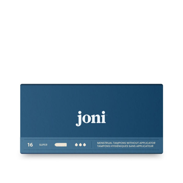 Joni Organic Cotton Super Tampons - 16 Pack
