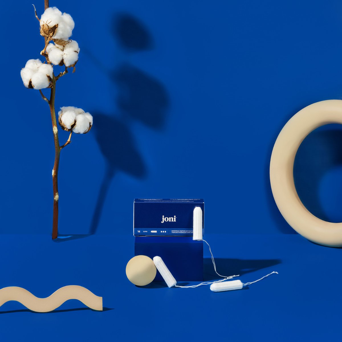 Joni Organic Cotton Super Tampons - 16 Pack