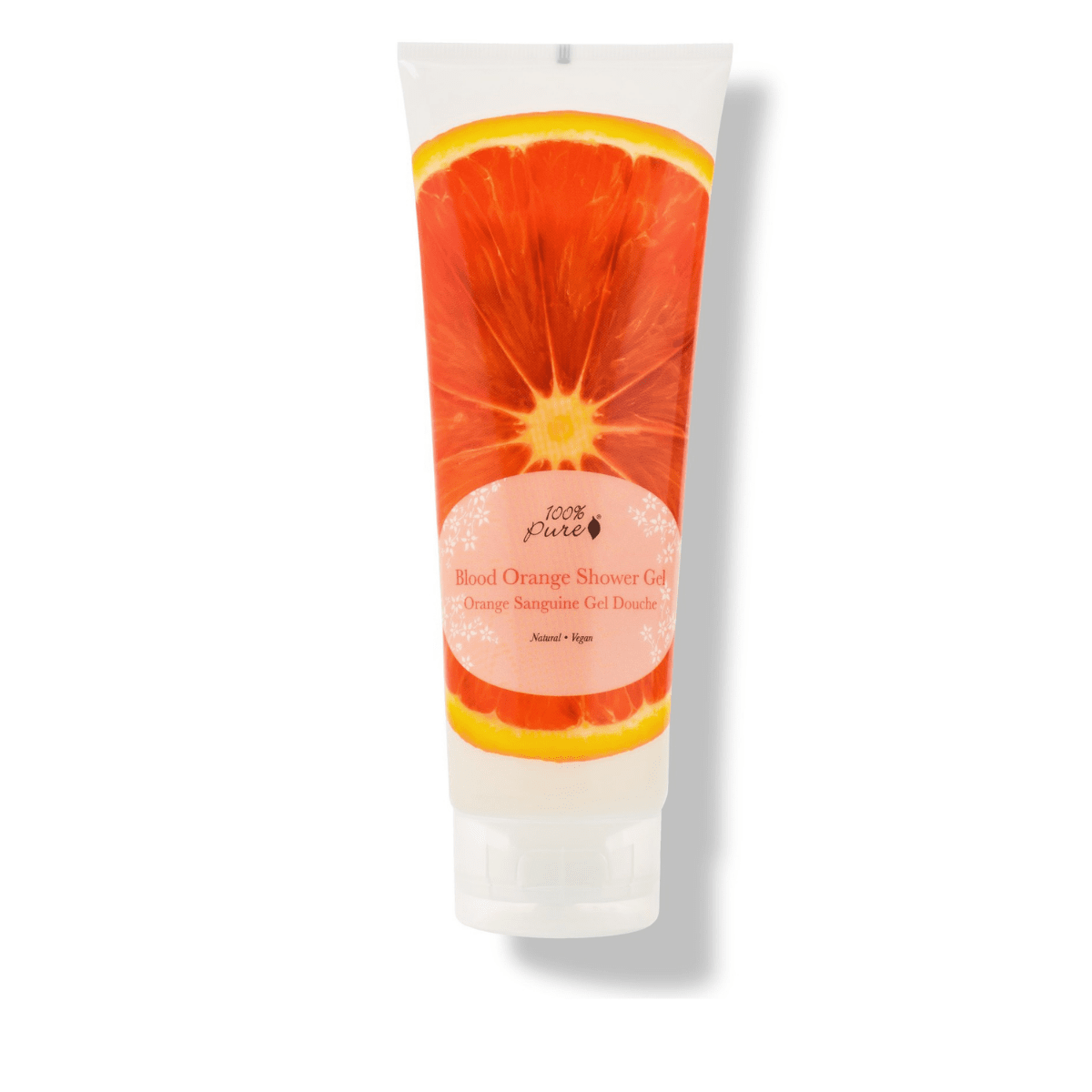 100 Percent Pure Blood Orange Shower Gel - 8oz - The Green Kiss