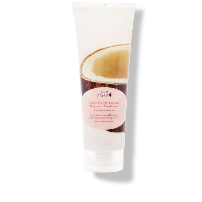 100 Percent Pure Conditioner 8 OZ Honey & Virgin Coconut - The Green Kiss