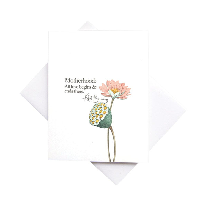 Cardideology Greeting Cards - All Love Begins and Ends There