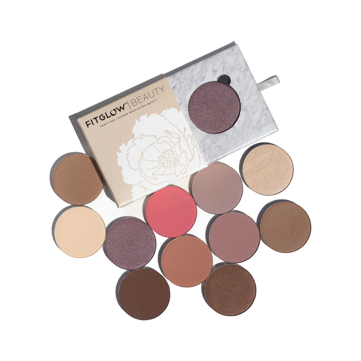Fitglow Beauty Multi-Use Pressed Powder in Taupe