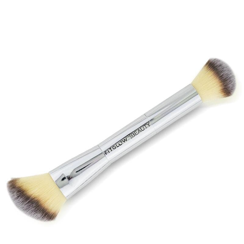 Fitglow Beauty Teddy Double Cheek Brush - The Green Kiss