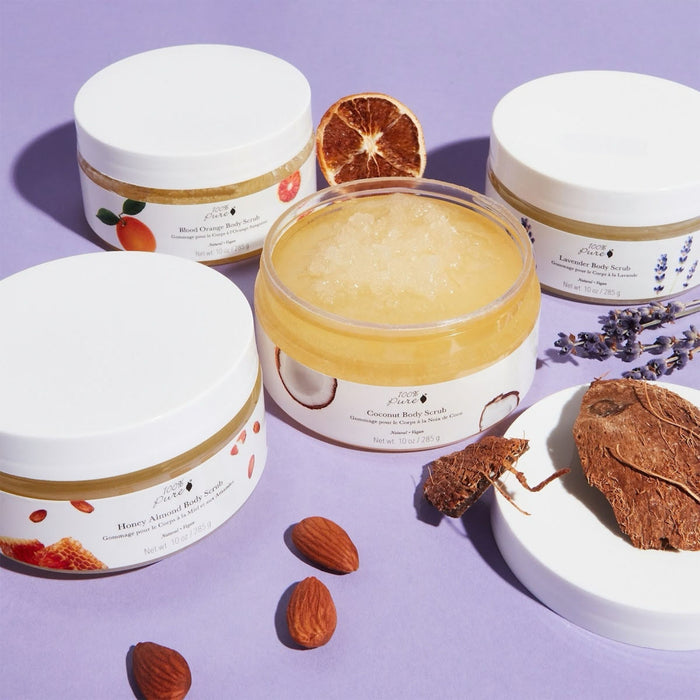 100% Pure Coconut Body Scrub - The Green Kiss