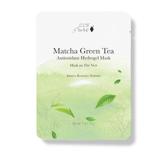 100 Percent Pure Hydrogel Mask - Matcha Green Tea Antioxidant