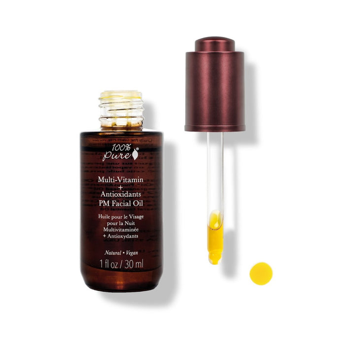 100 Percent Pure Multi-Vitamin + Antioxidants PM Facial Oil