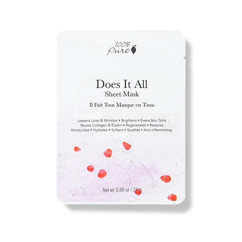 100 Percent Pure Sheet Mask - Does It All