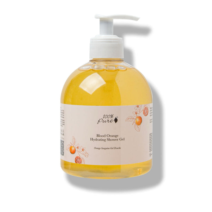 100 Percent Pure Blood Orange Shower Gel - The Green Kiss