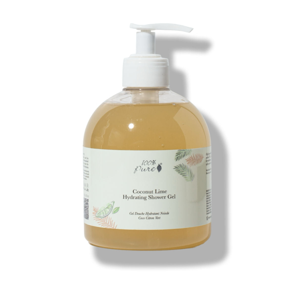 100 Percent Pure Coconut Lime Shower Gel - The Green Kiss