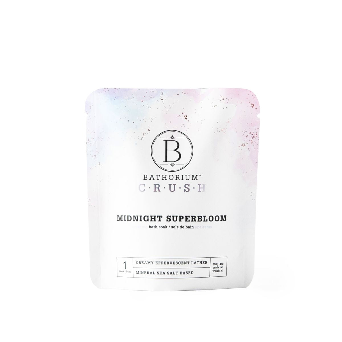 Bathorium Crush Bath Soak - Midnight Bloom Single Bath