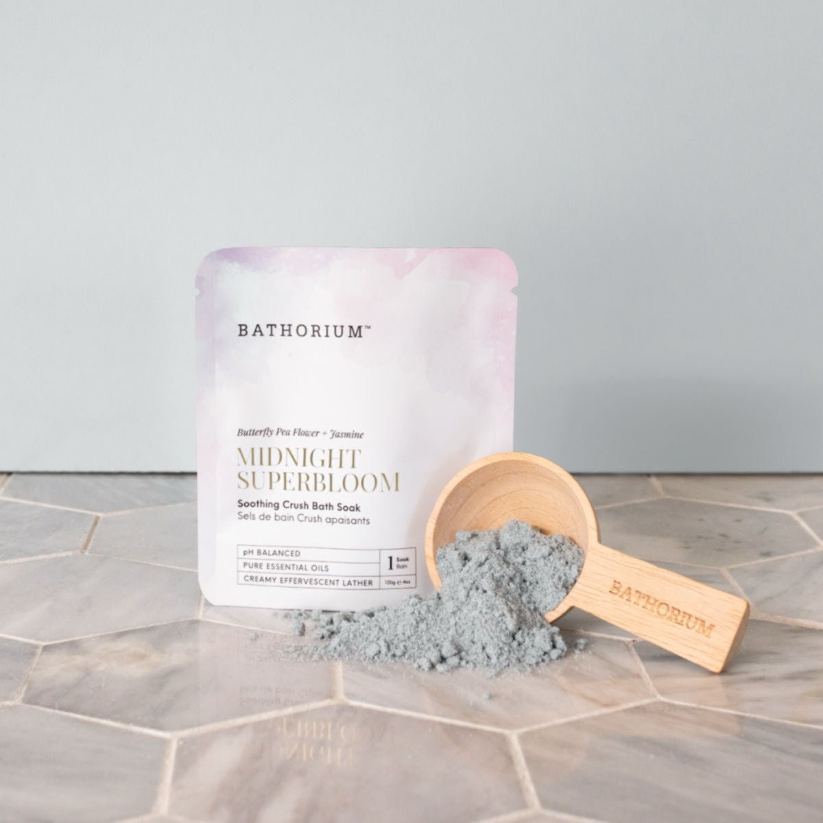 Bathorium Crush Bath Soak - Midnight Superbloom - Single Bath