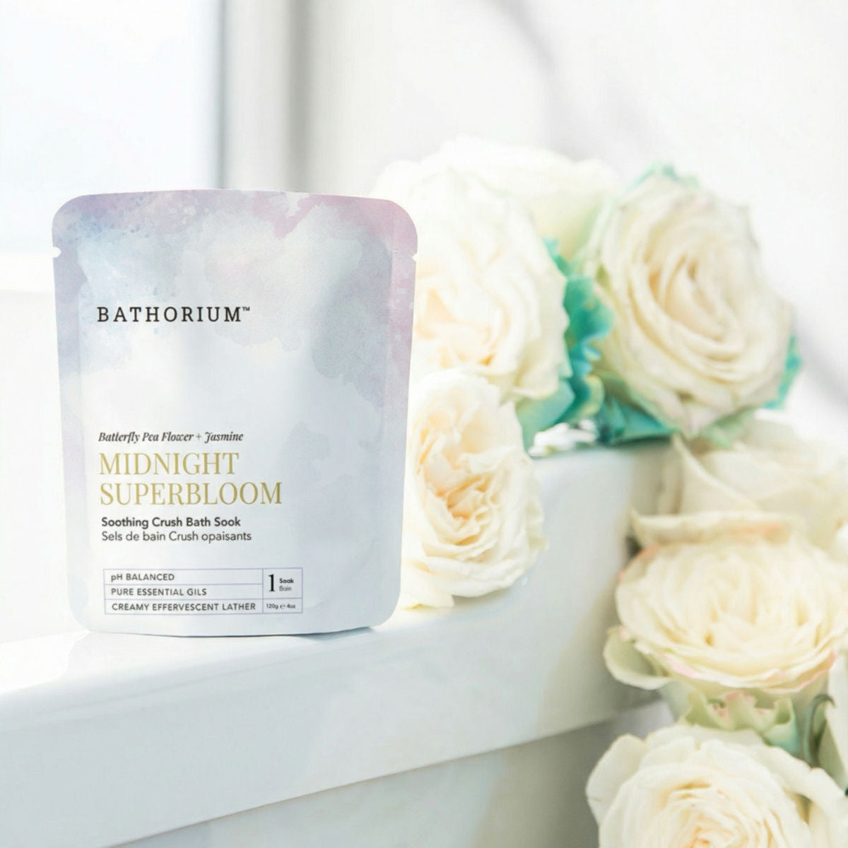 Bathorium Crush Bath Soak - Midnight Superbloom - Single Bath