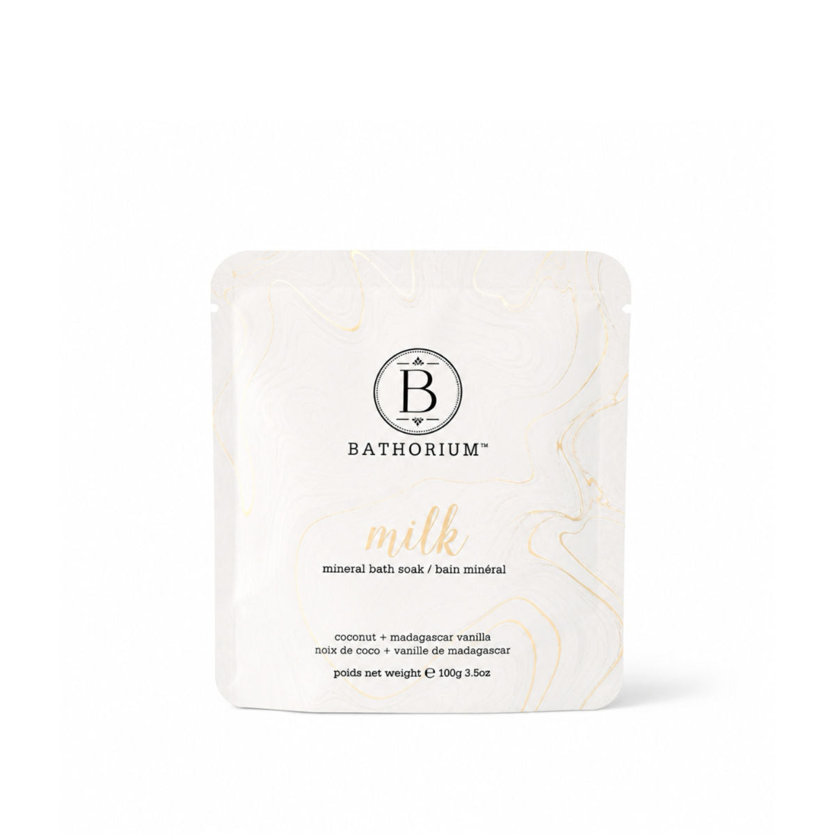 Bathorium Milk Mineral Bath Soak - Coconut & Vanilla - Single Bath