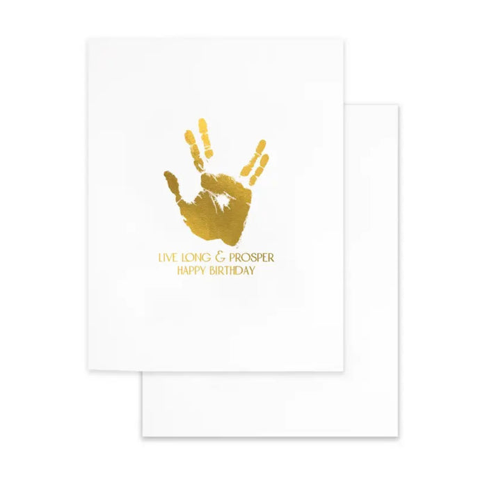 Cardideology Greeting Cards - Live Long & Prosper