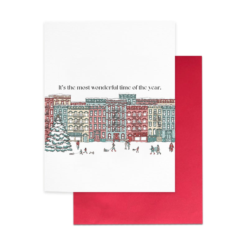 Cardideology Greeting Cards - Most Wonderful Time Of The Year