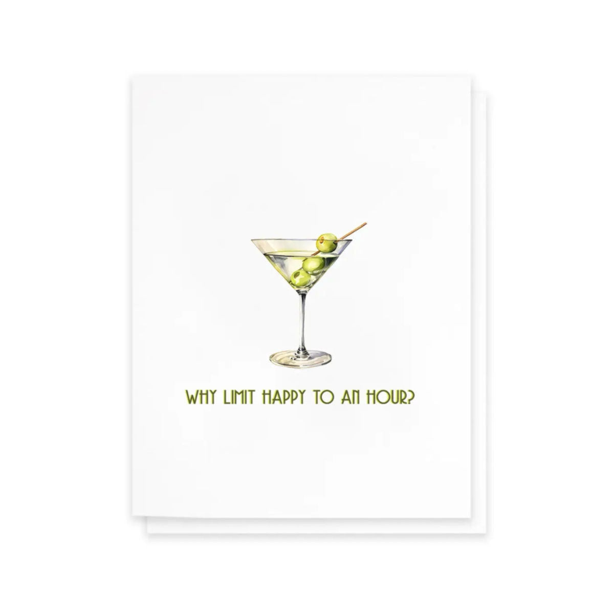 Cardideology Greeting Cards -  Happy Hour