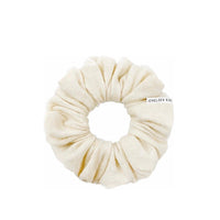 Chelsea King Cashmere Cream Scrunchie - Classic
