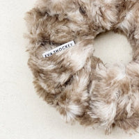 Chelsea King Eva Shockey Fawn Fur Scrunchie - Classic