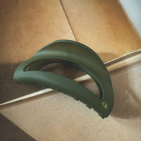 Chelsea King French L’Arc Cutout Claw Olive Green