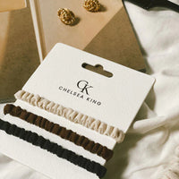 Chelsea King Hair Ties | Luxe Neutrals - 3 Pack