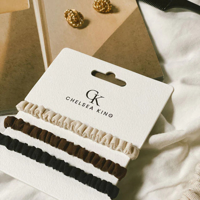 Chelsea King Hair Ties | Luxe Neutrals - 3 Pack