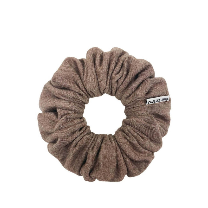Chelsea King Leisure Club Heather Brown Scrunchie - Classic