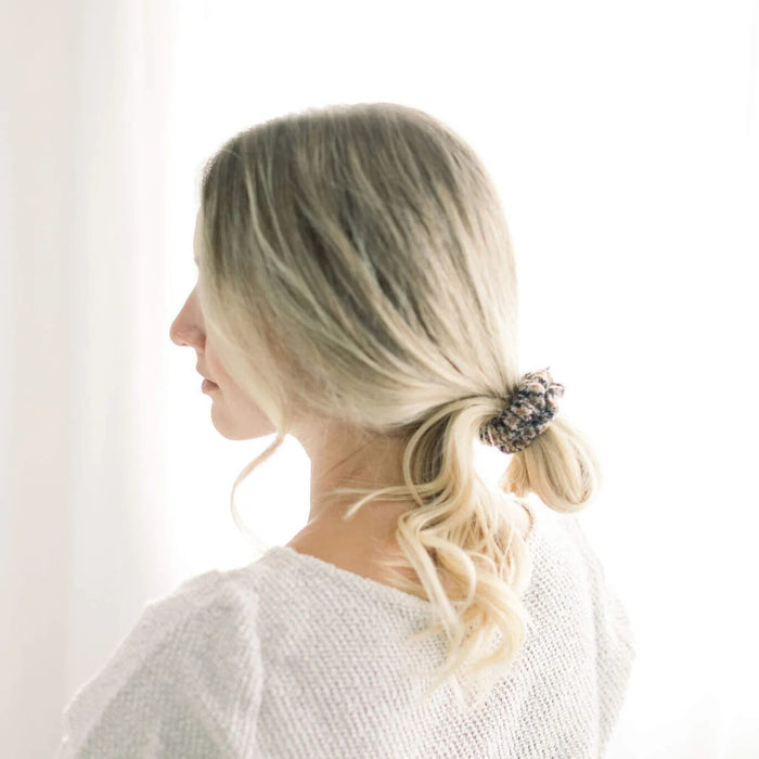 Chelsea King Park Ave. Houndstooth Scrunchie - Petite