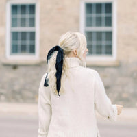 Chelsea King Poppy Black Scrunchie