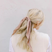 Chelsea King Poppy Nude Blush Scrunchie