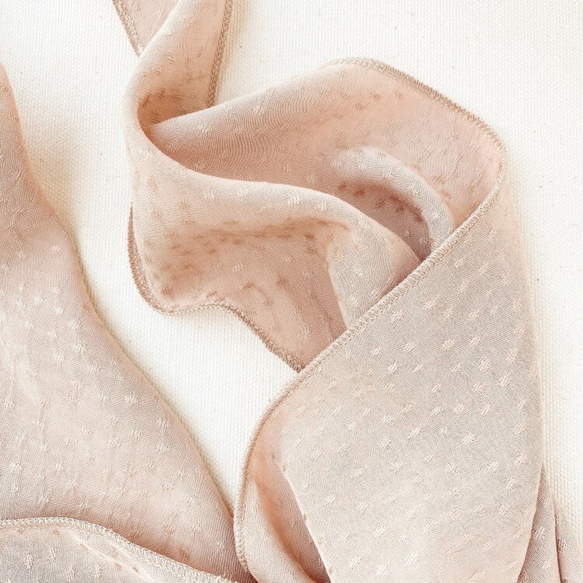 Chelsea King Poppy Nude Blush Scrunchie