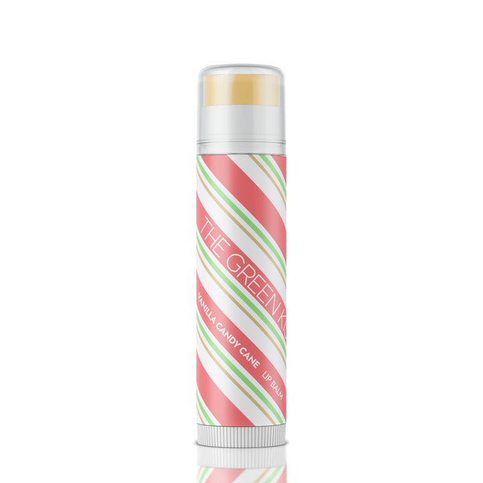 Green Kiss Lip Balm - Vanilla Candy Cane