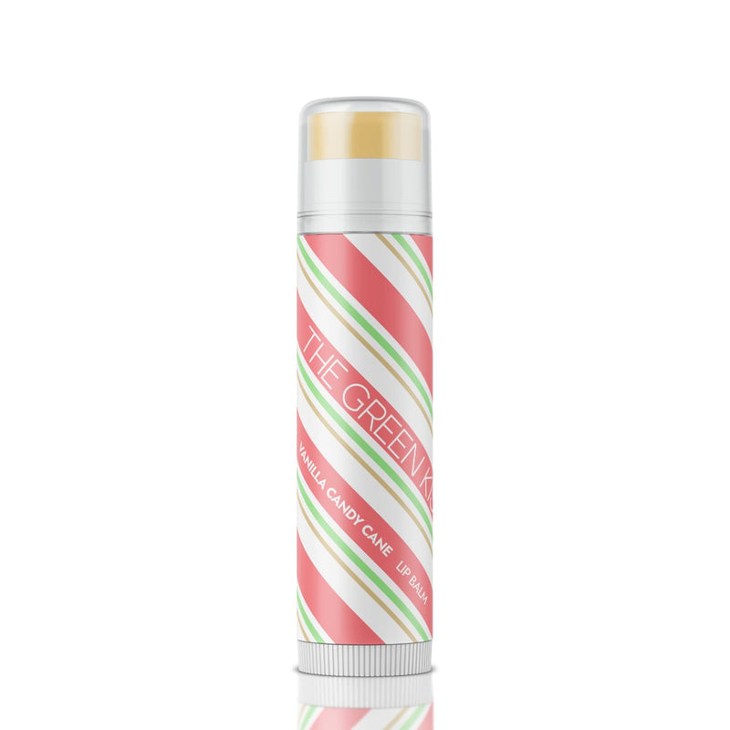 Green Kiss Lip Balm - Vanilla Candy Cane