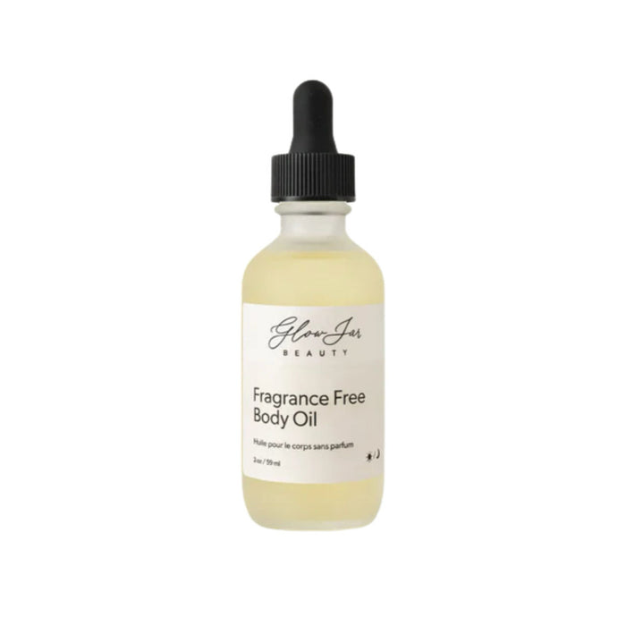 Glow Jar Beauty Fragrance Free Body Oil - The Green Kiss