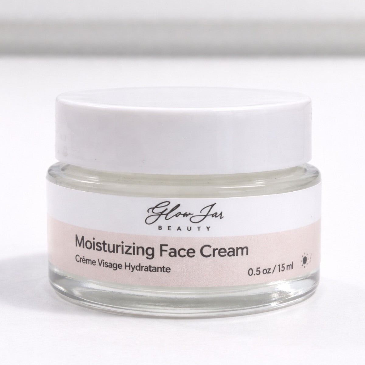 Glow Jar Beauty Moisturizing Face Cream - 15mL Travel Size - The Green Kiss