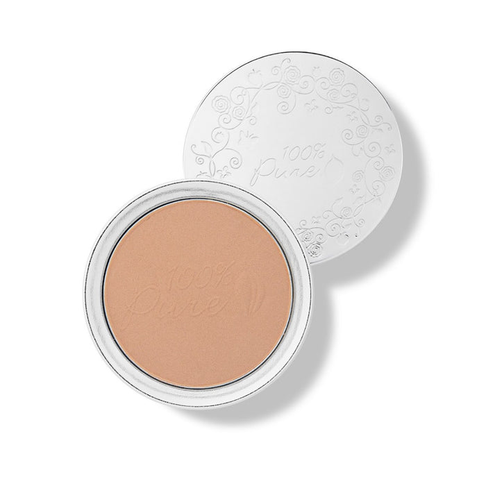 100 Percent Pure Fruit Pigmented Pressed Powder Foundation - The Green Kiss