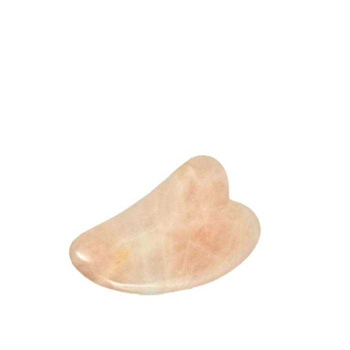 Green Kiss Rose Quartz Gua Sha Facial Stone - The Green Kiss