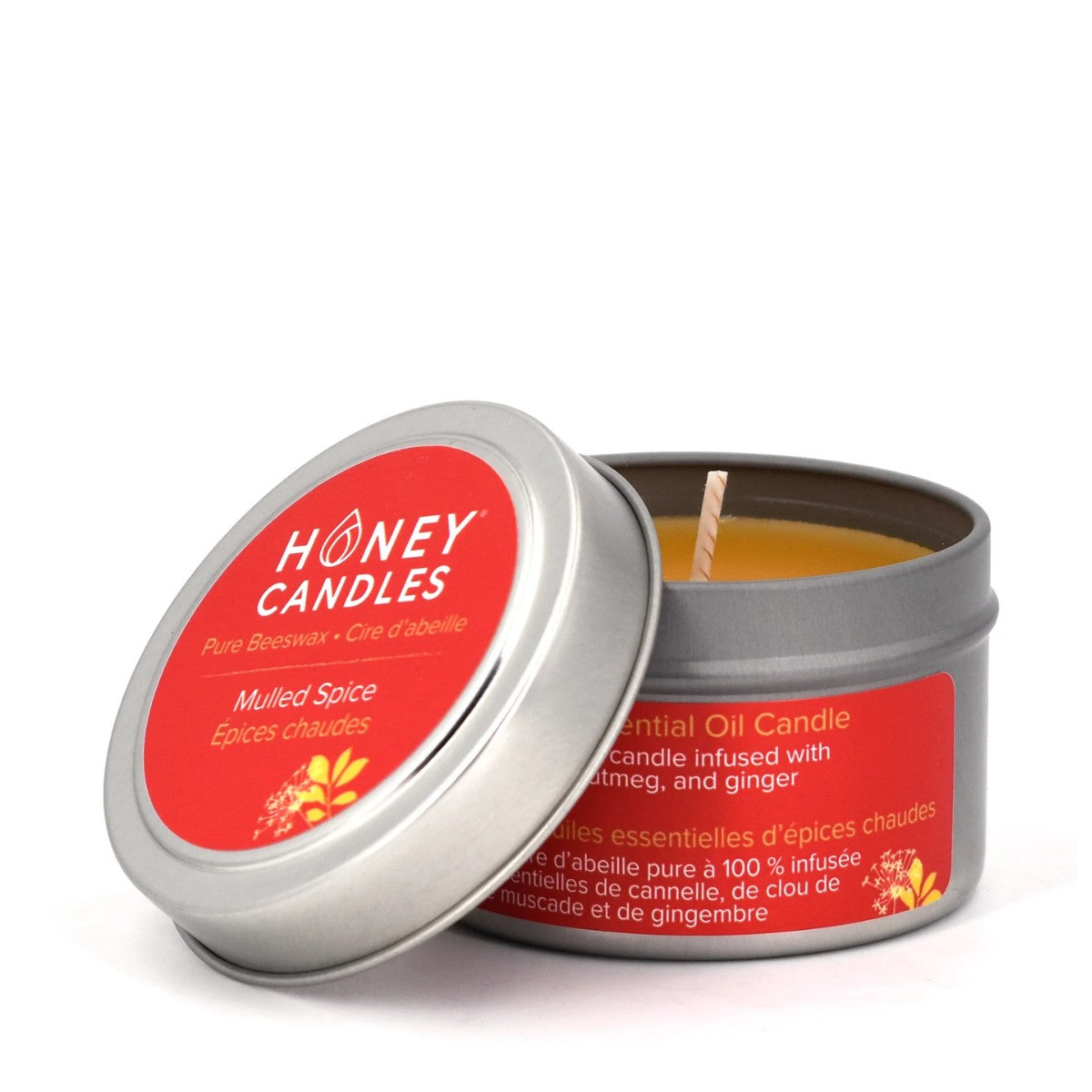 Honey Candles Beeswax Tin Candle - Mulled Spice