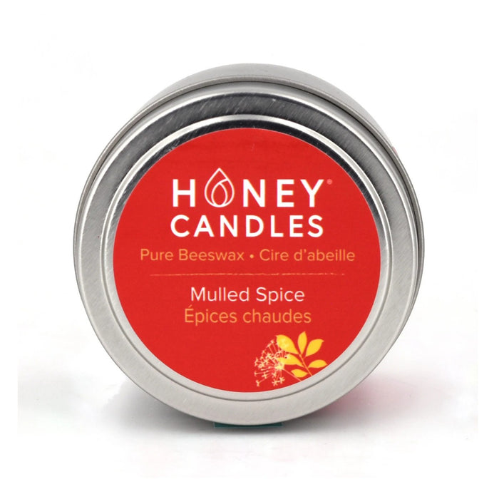 Honey Candles Beeswax Tin Candle - Mulled Spice