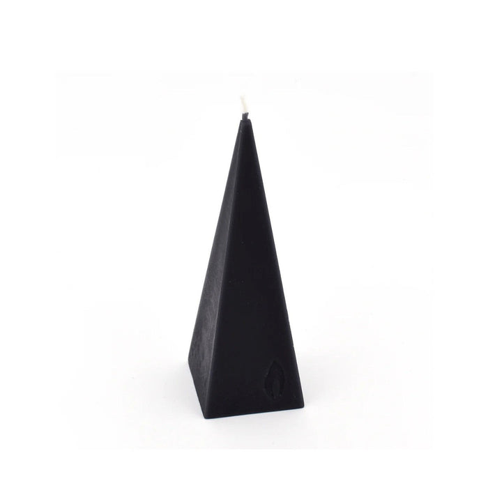 Honey Candles Beeswax Pyramid Candle - Black