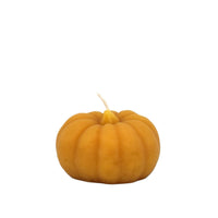 Honey Candles Beeswax Pumpkin Candle - Small - The Green Kiss