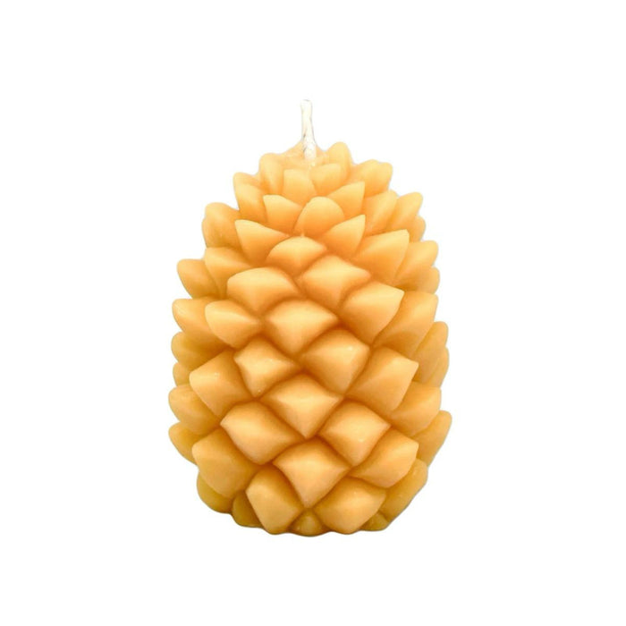 Honey Candles Beeswax Pine Cone Candle - The Green Kiss