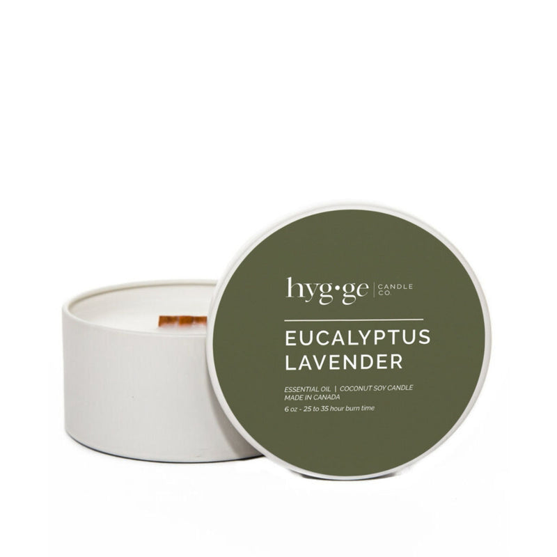 Hygge Candle in Eucalyptus Lavender - 6oz - The Green Kiss