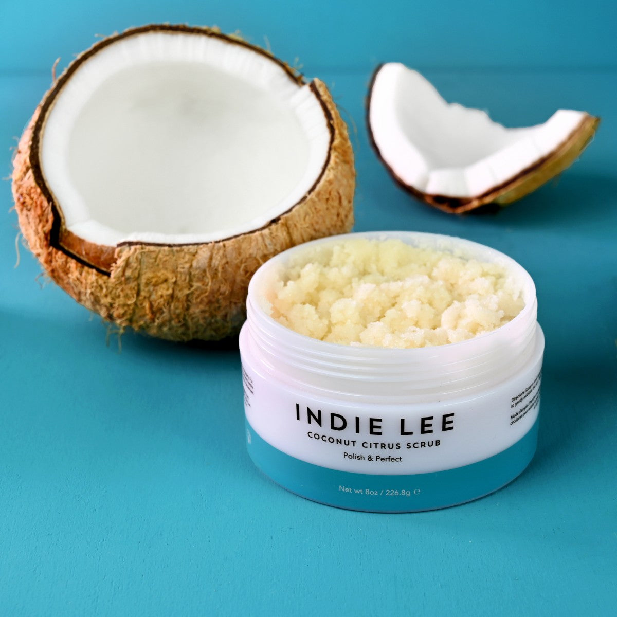 Indie Lee Coconut Citrus Body Scrub - The Green Kiss