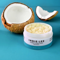 Indie Lee Coconut Citrus Body Scrub - The Green Kiss