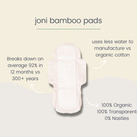 Joni Organic Bamboo Regular Pads