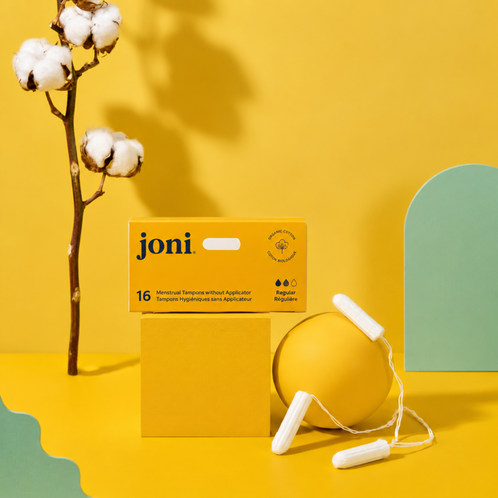 Joni Organic Cotton Regular Tampons - 16 Pack
