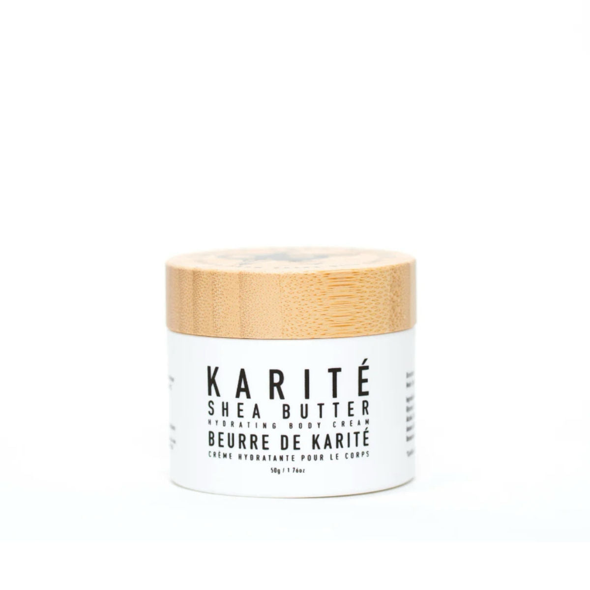 Karité Shea Butter Hydrating Body Cream - 50g Travel Size - The Green Kiss