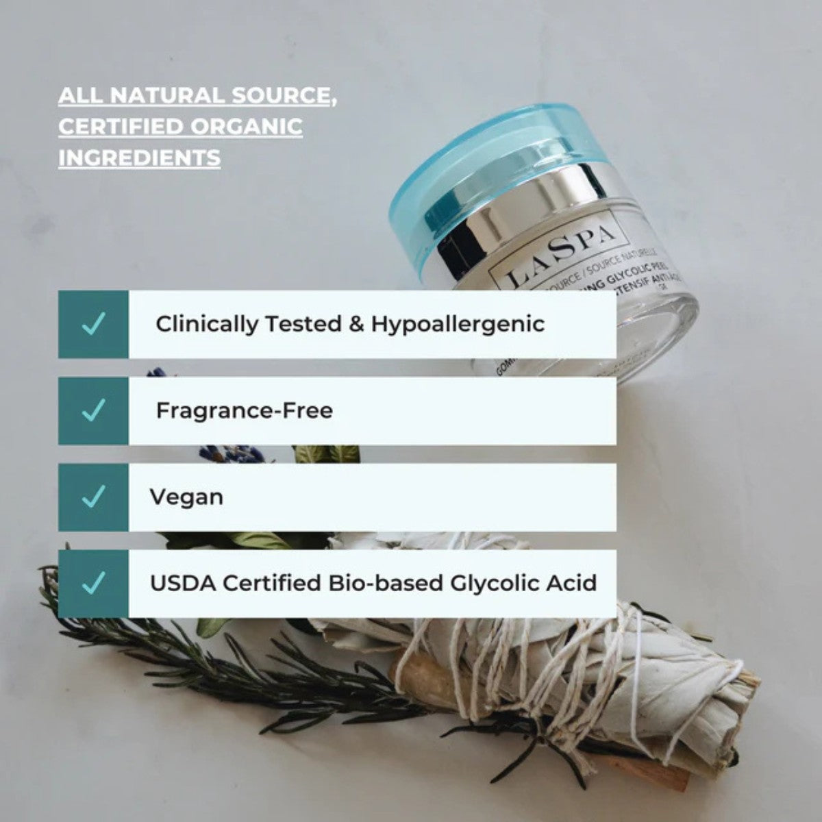 LASPA Intensive Glycolic Peel (10%) - Overnight Treatment Kit