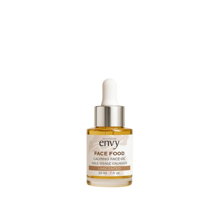 Mushroom Envy Organic Face Food Calming Facial Oil - Unscented - Travel Size